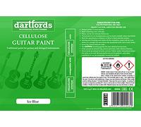 dartfords Ice Blue Metallic Nitrocellulose Guitar Paint 400ml Aerosol