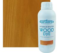 dartfords Interior Water Based Wood Dye - Golden Oak, 1 Litre Bottle