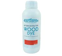 dartfords Interior Water Based Wood Dye - Orange, 1 Litre Bottle