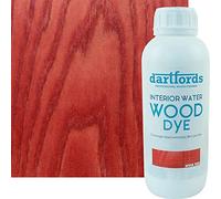 dartfords Interior Water Based Wood Dye - Wine Red, 1 Litre Bottle