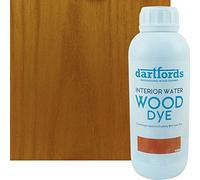 dartfords Interior Water Based Wood Dye - Yew, 1 Litre Bottle