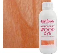 dartfords Light Orange Interior Spirit Based Wood Dye - 1 litre Bottle