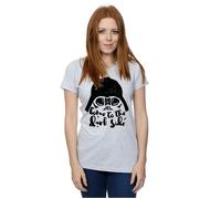 Darth Vader Come To The Dark Side Sketch Cotton T-Shirt Star Wars Grey S