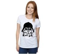 Darth Vader Come To The Dark Side Sketch Cotton T-Shirt Star Wars White XXL