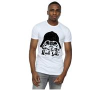 Darth Vader Come To The Dark Side Sketch T-Shirt Star Wars White M