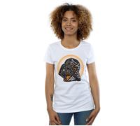 Darth Vader Dia De Los Muertos Cotton T-Shirt Star Wars White M