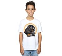 Darth Vader Dia De Los Muertos T-Shirt Star Wars White 5-6 Years