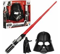 Darth Vader Halloween Costume Kit Lightsaber Mask Figure 15cm Original STAR WARS
