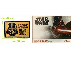 Darth Vader Star Wars Welcome To The Dark Side Doormat Coconut Mat 60x40 Cm