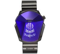STORM Darth (Slate Red) Men's Unique Cut Lazer Glass Watch with revolving disc Movement