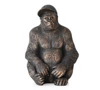 Darthome 56.5cm Large Gorilla with Cap Hat Ornament Statue Sculpture Figurine Monkey Gift