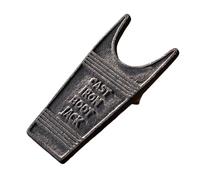 Darthome Cast Iron Boot Jack, Heavy Duty Wellington Remover, Brown, 26cm x 11cm x 5cm, Weather-Resistant Garden Tool