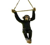 Darthome Climbing Monkey Tree Hanging Garden Tree Ornament Statue Sculpture Decoration C