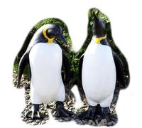Darthome Emperor Penguin Statues Set Of 2 Large Resin Bird Pair Outdoor Garden Ornaments