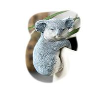Darthome Koala Bear Pot Hanger Resin Grey Textured Cute Climbing Animal Plant Pot Decor