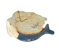 Darthome Mermaid Trinket Dish 17cm Ceramic Jewellery Nautical Fantasy Seaside Decorative Plate