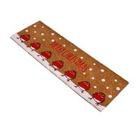 Darthome Merry Christmas Robin Doormat 1.2m Extra Long Coir PVC Xmas Bird Welcome Mats