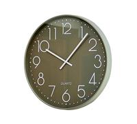 Darthome Olive Green Round Wall Clock, Modern Minimalist Style, Quartz Movement, Battery Operated, 50cm