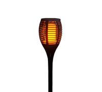 Darthome Set of 2 Tall 48cm Solar Garden Lamp Lights LED Flame Flicker Effect Night Torch
