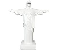 Darthome White Cool Christ The Redeemer Ornament Modern Resin Statue With Sunglasses