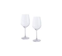 Dartington 2-Piece Crystal Wine and Bar Glass, Red