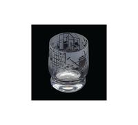 Dartington Crystal Aspect Gardening Tumbler, Single | Tumbler | 100mm | 35cl | Decorated Glass Features a Detailed 360-degree Etched Frieze of Gardening| Gift for Family or Friends