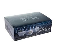 Dartington Crystal 6-Piece Stemless Gin Copa Party Glass, 9.5 x 9.5 x 9 cm