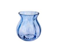 Dartington Crystal - Artisan Vase (Iron Blue, Round)