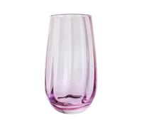 Dartington Crystal - Artisan Vase (Pink, Dewdrop)