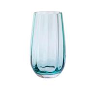 Dartington Crystal - Artisan Vase (Teal, Dewdrop)