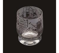 Dartington Crystal Aspect Gardening Tumbler, Single | Tumbler | 100mm | 35cl | Decorated Glass Features a Detailed 360-degree Etched Frieze of Gardening| Gift for Family or Friends