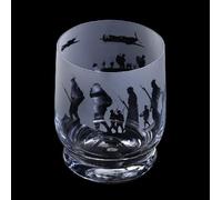 Dartington Crystal Aspect Tumbler Glass - Home from The War - Remembrance Edition