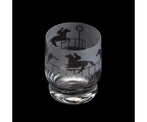 Dartington Crystal Aspect Tumbler Horse Racing, 100 mm (H) 35 CL