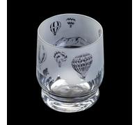 Dartington Crystal Aspect Tumbler - Hot Air Balloons