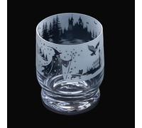 Dartington Crystal Aspect Wizardry Tumbler | Single | Tumbler | 100mm | 35 ecorated Glass Features a Detailed 360-degree Etched Frieze | Gift for Family or Friends