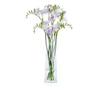 Dartington Crystal Bloom Tall Vase Lavender