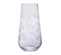 Dartington Crystal Bloom Tapered Vase Bees & Potentilla, Single | Bloom Vase | 260mm (h) x | 136mm (w) | This stunning tapered vase is decorated with Bees & Potentilla