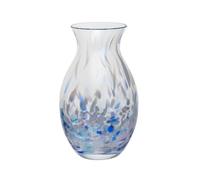 Dartington Crystal - Blossom (Sky Blue, Oval)