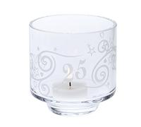 Dartington Crystal Celebrate Votive 25, Clear