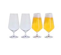 Dartington Crystal Cheers Stemmed Beer Glass 4 Pack