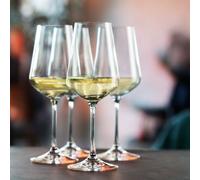 Dartington Crystal Cheers! White Wine Glass, Set of 4