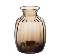Dartington Crystal Cushion Tall Vase Topaz | Modern Optic Flower Vase