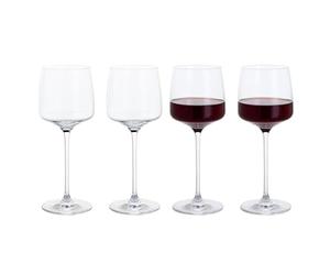 Dartington Crystal Elevate Wine Glass, Set of 4 | All Purpose Wine Glass | Modern Design | 230mm (h) x 80mm (w) | 470ml