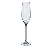 Dartington Crystal Glitz Champagne Flute | Embellished with Crystals | Gift for All Occasions