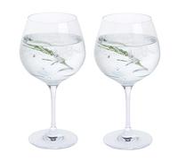 Dartington Crystal Glitz Gin and Tonic Copa Glass, Pair | Glitz Copa Glass | 210mm | 61cl | Embellished with Sparkling Crystal Elements| This Round Bowl Allows Plenty of Room for ice | Gift