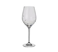 Dartington Crystal Glitz Wine Glass, Set of 2 | All Purpose Wine Glass Embellished with Crystals