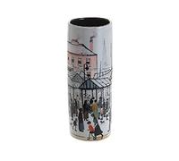 Dartington Crystal JBLOW8 Lowry Market Scene, Medium Vase, Porcelain