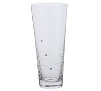 Dartington Crystal Medium Conical Vase - Glitz | Embellished with Crystal | Gift Idea | Flower vase
