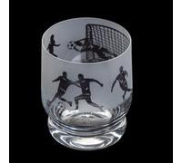 Dartington Crystal TU3407/5/FOOTBALL Aspect Tumbler Football, 100 mm (H) 35 CL