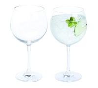 Dartington Crystal Wine & Bar Copa Glasses, Set of 2 | Sleek Design and Stylish Details| 205mm | 650ml | Dishwasher Safe | Big Enough for Plenty of ice and Garnish| Gift for Family or Friends